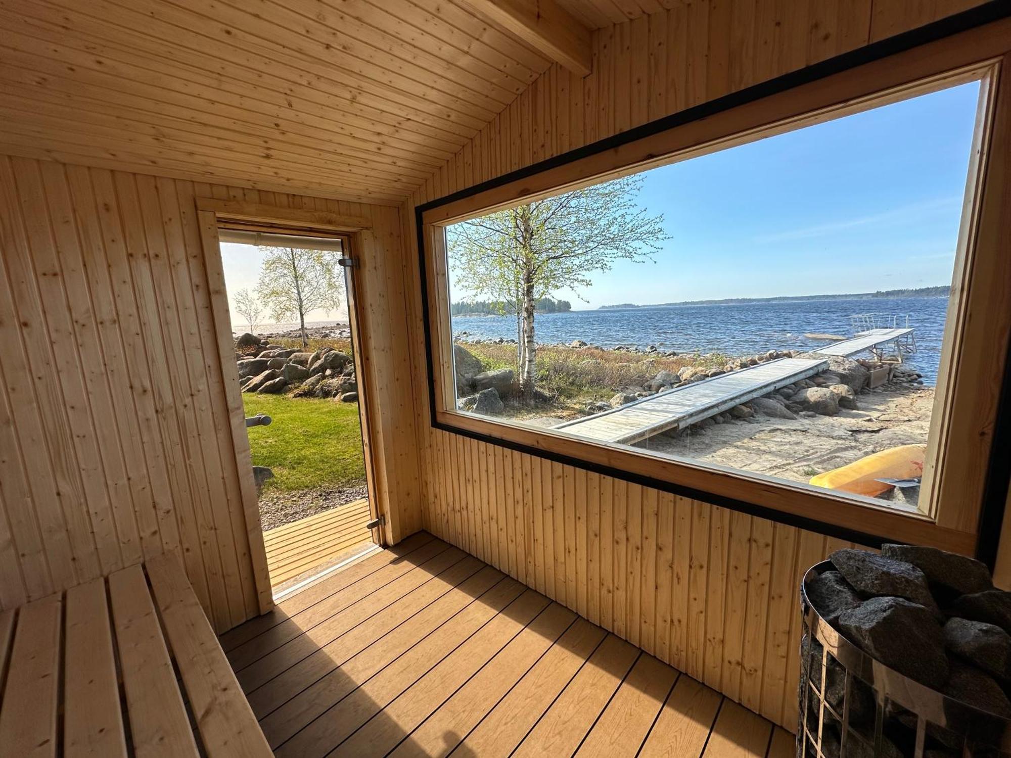 Stuga Med Havsutsikt Robertsfors 外观 照片